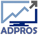 Business growth chart logo design